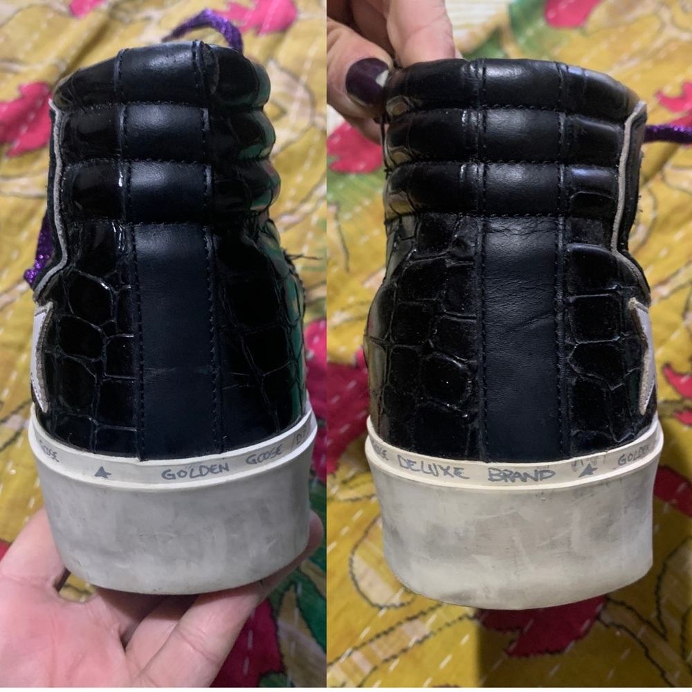 Golden Goose Hi Star Hi Slide Platform - FLAWS - Picture 5 of 17